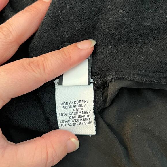 Diane Von Furstenberg Dena Cardigan | silk ruffle detail | wool cashmere sweater - Picture 7 of 7